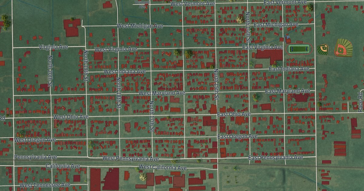 Map of Sebring, Ohio in 2026