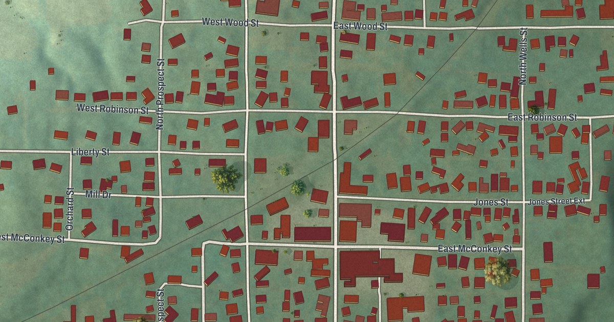 Map of Shreve, Ohio in 2026