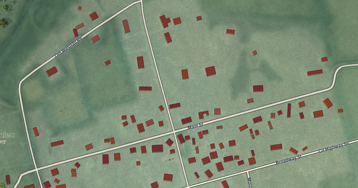 Map of South Salem, Ohio in 2026