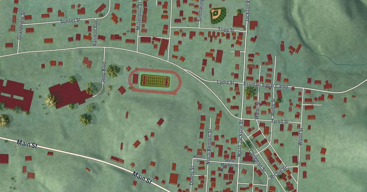 Map of South Webster, Ohio in 2026