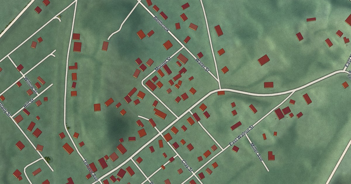 Map of Spring Valley, Ohio in 2026