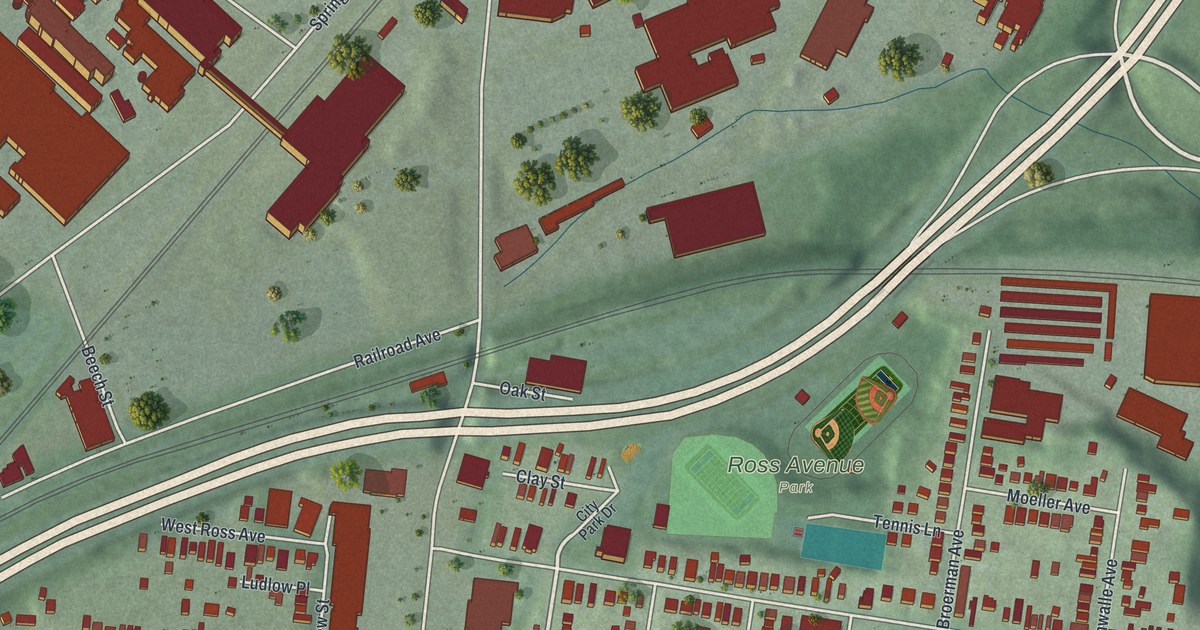 Map of St. Bernard, Ohio in 2026