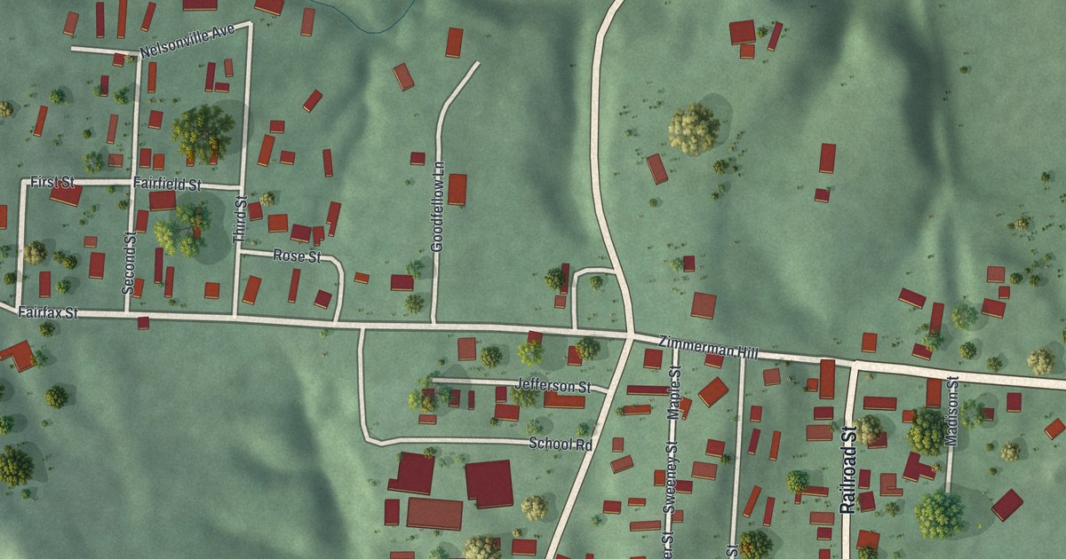 Map of Stewart, Ohio in 2026