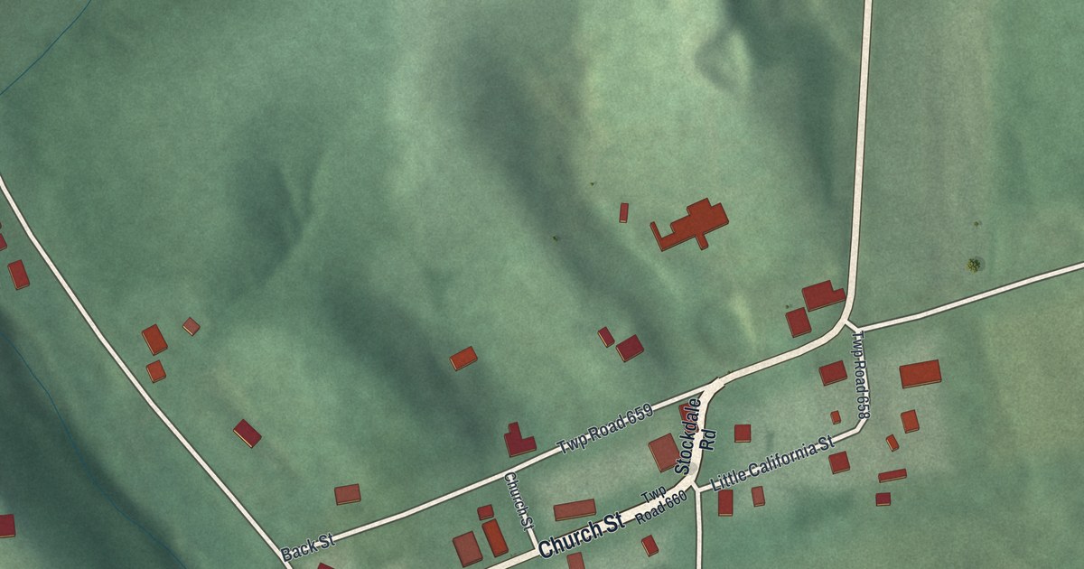 Map of Stockdale, Ohio in 2026