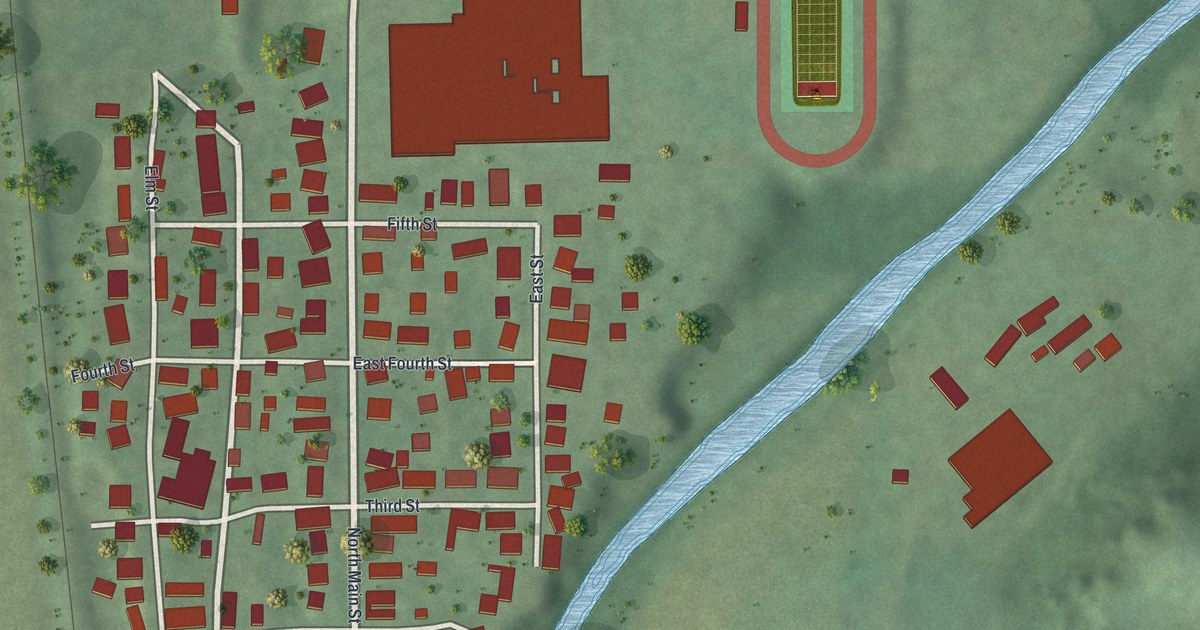 Map of Sugar Grove, Ohio in 2026