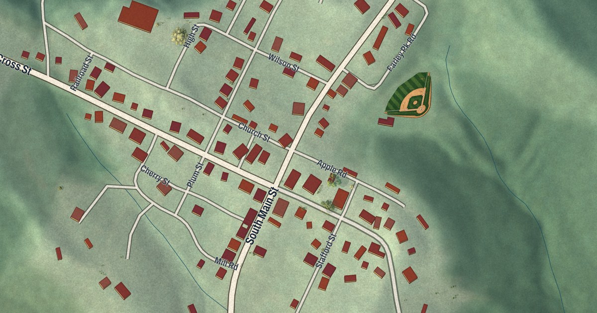 Map of Summerfield, Ohio in 2026