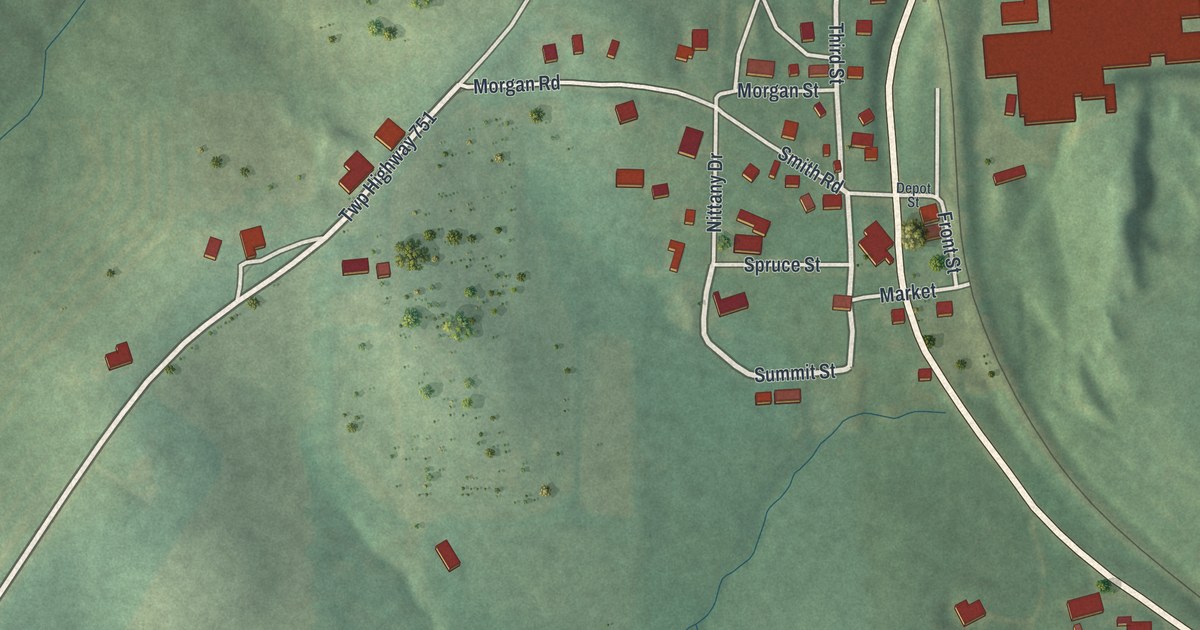 Map of Summitville, Ohio in 2026
