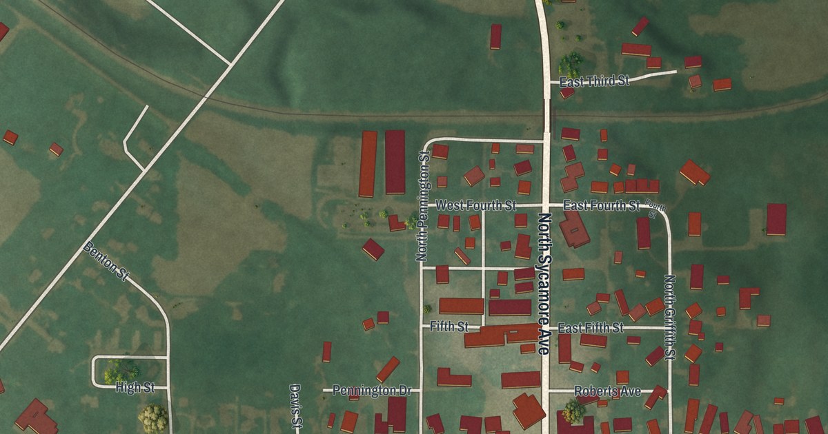 Map of Sycamore, Ohio in 2026