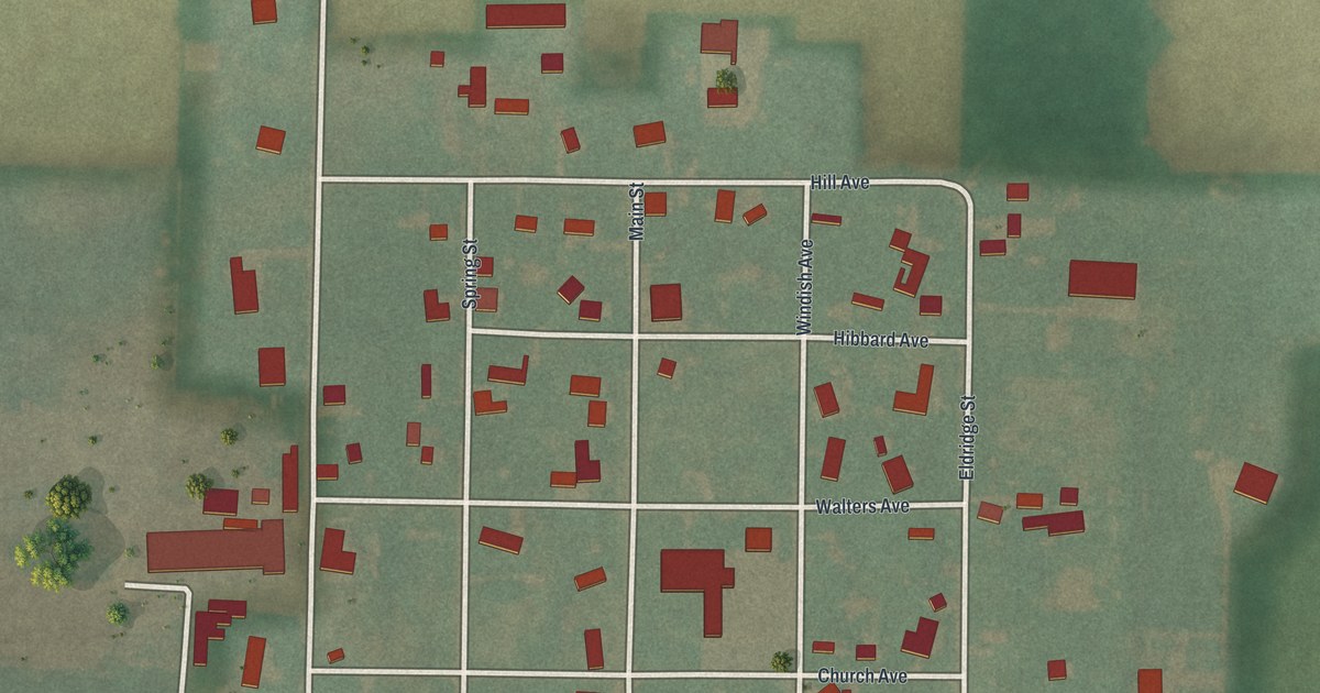 Map of Tedrow, Ohio in 2026