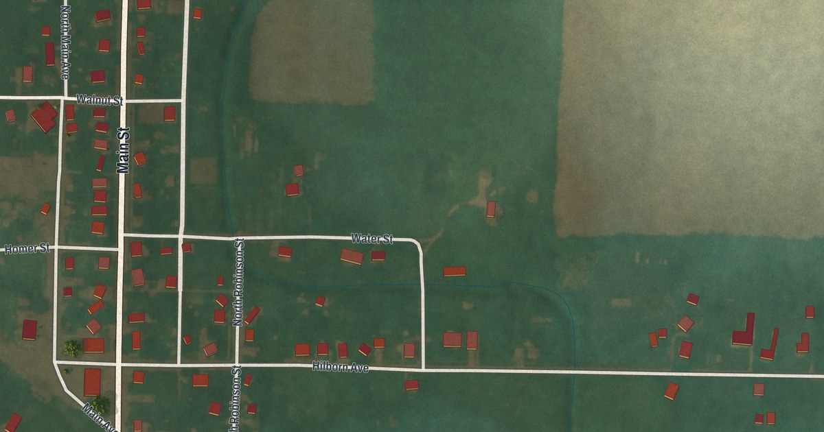 Map of Tiro, Ohio in 2026