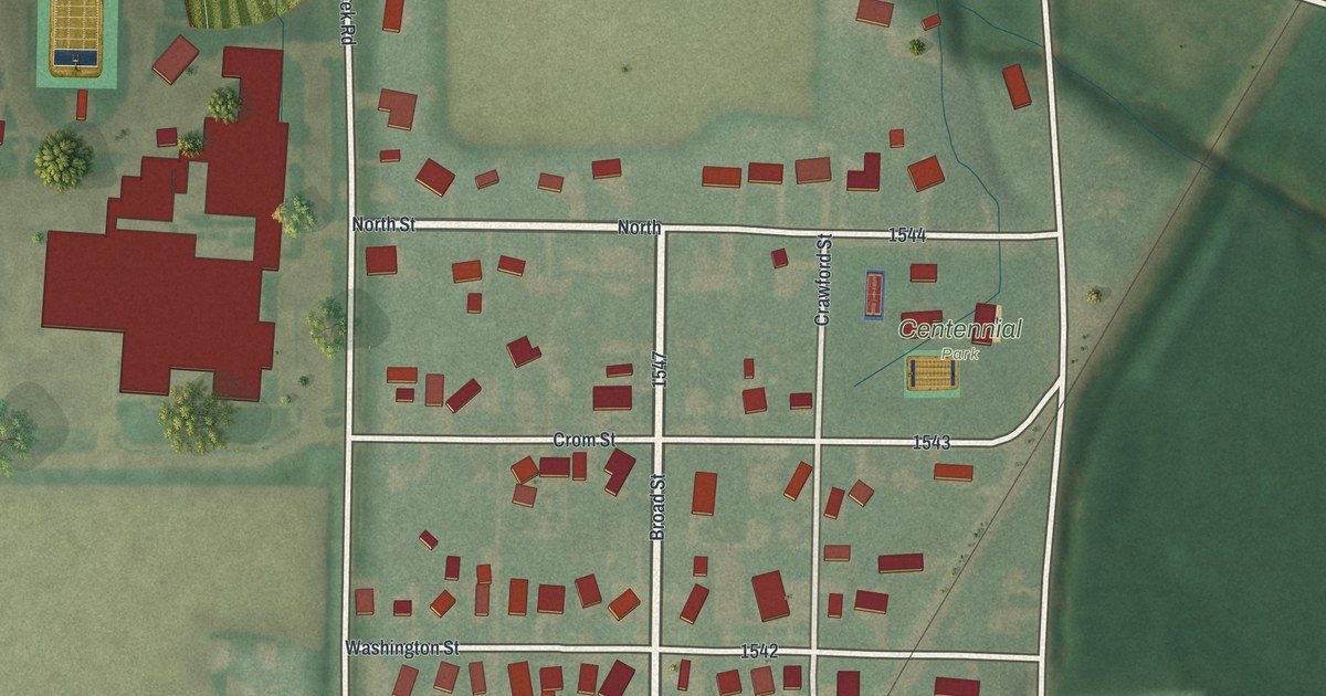 Map of Tontogany, Ohio in 2026