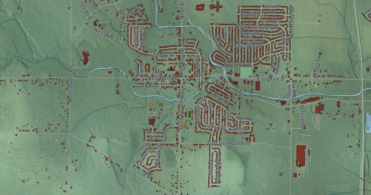 Map of Trotwood, Ohio in 2026