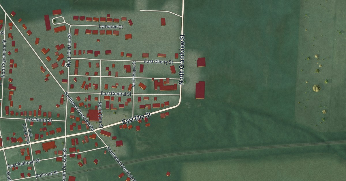 Map of Union City, Ohio in 2026