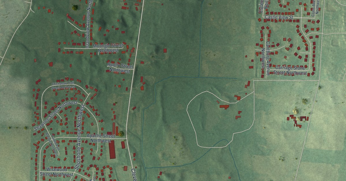 Map of Uniontown, Ohio in 2026
