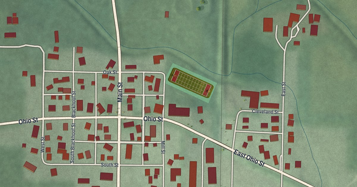 Map of Uniopolis, Ohio in 2026
