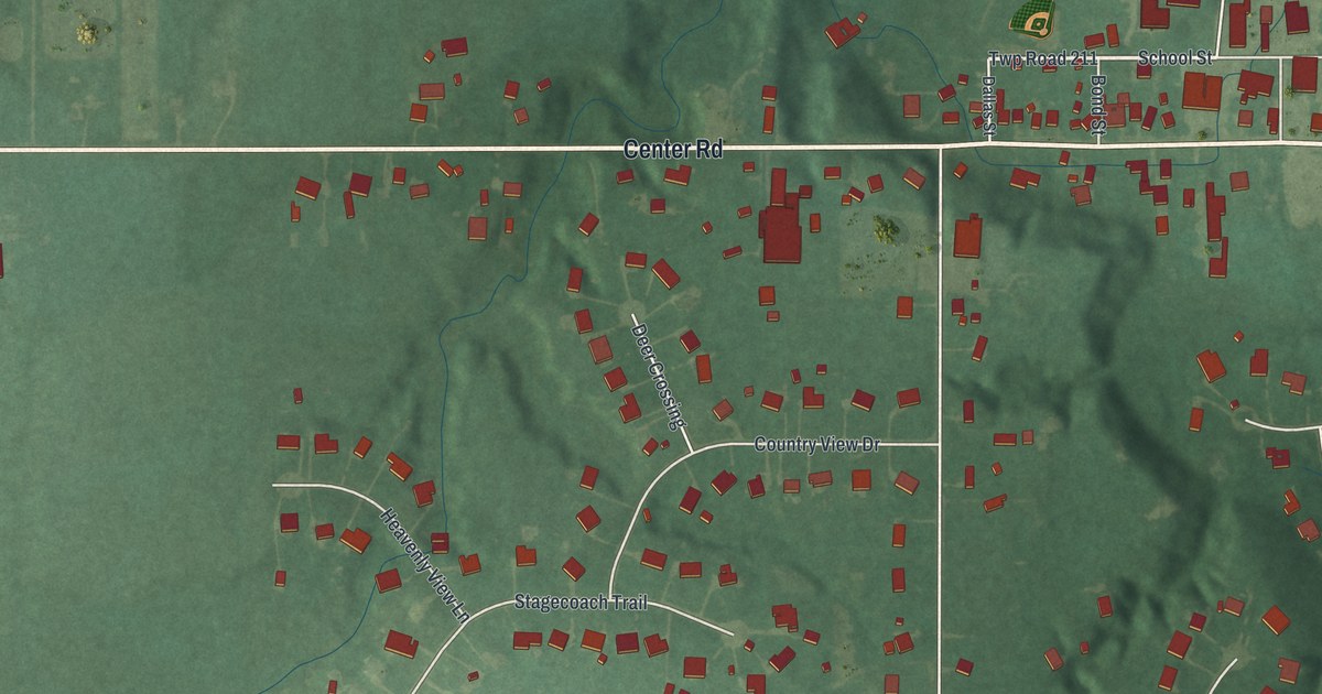 Map of Valley City, Ohio in 2026