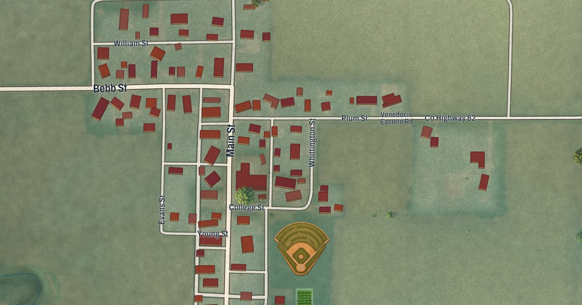 Map of Venedocia, Ohio in 2026