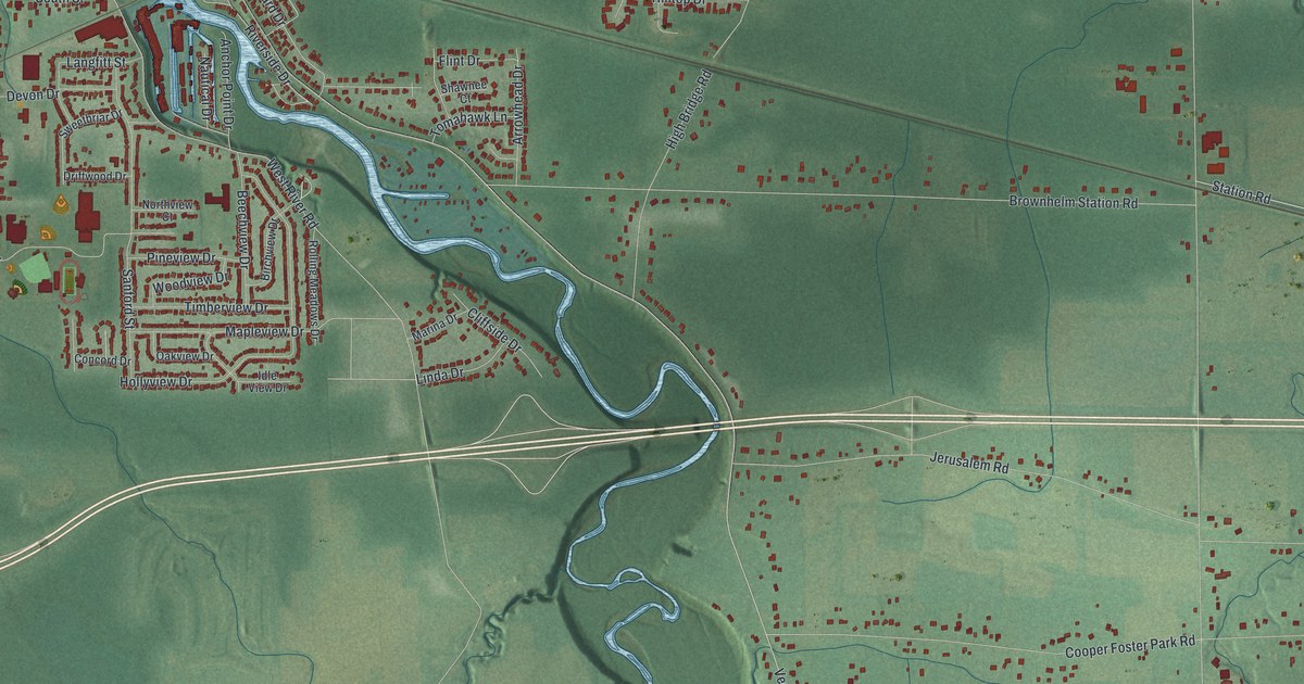 Map of Vermilion, Ohio in 2026