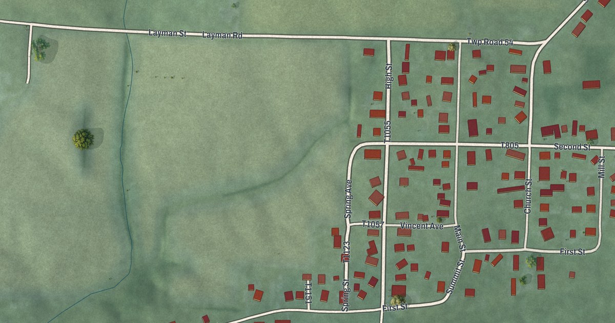 Map of Vincent, Ohio in 2026