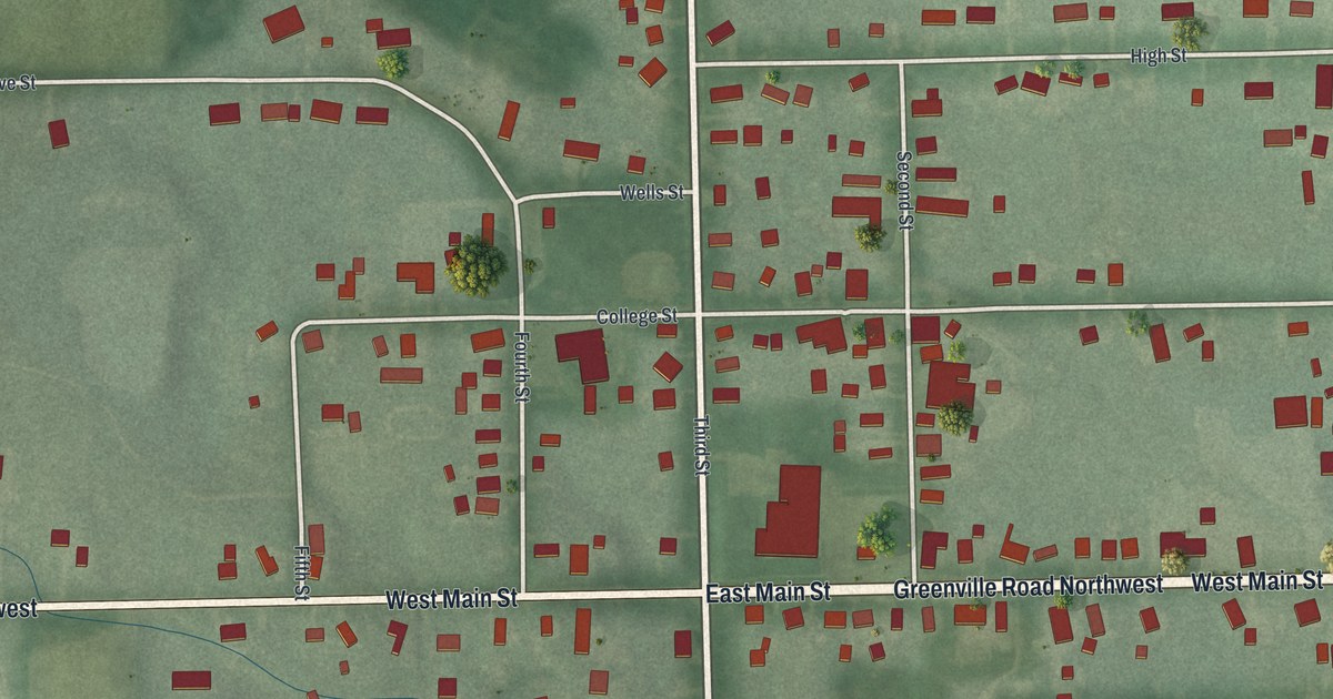 Map of West Farmington, Ohio in 2026