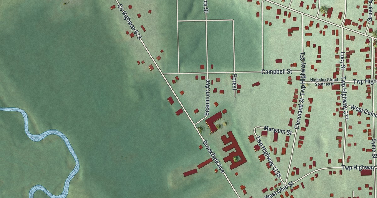 Map of West Hill, Ohio in 2026