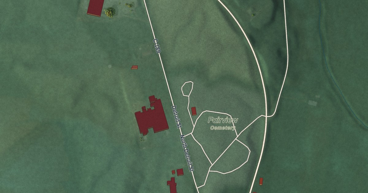 Map of West Liberty, Ohio in 2026