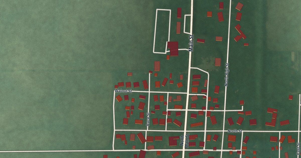 Map of West Manchester, Ohio in 2026