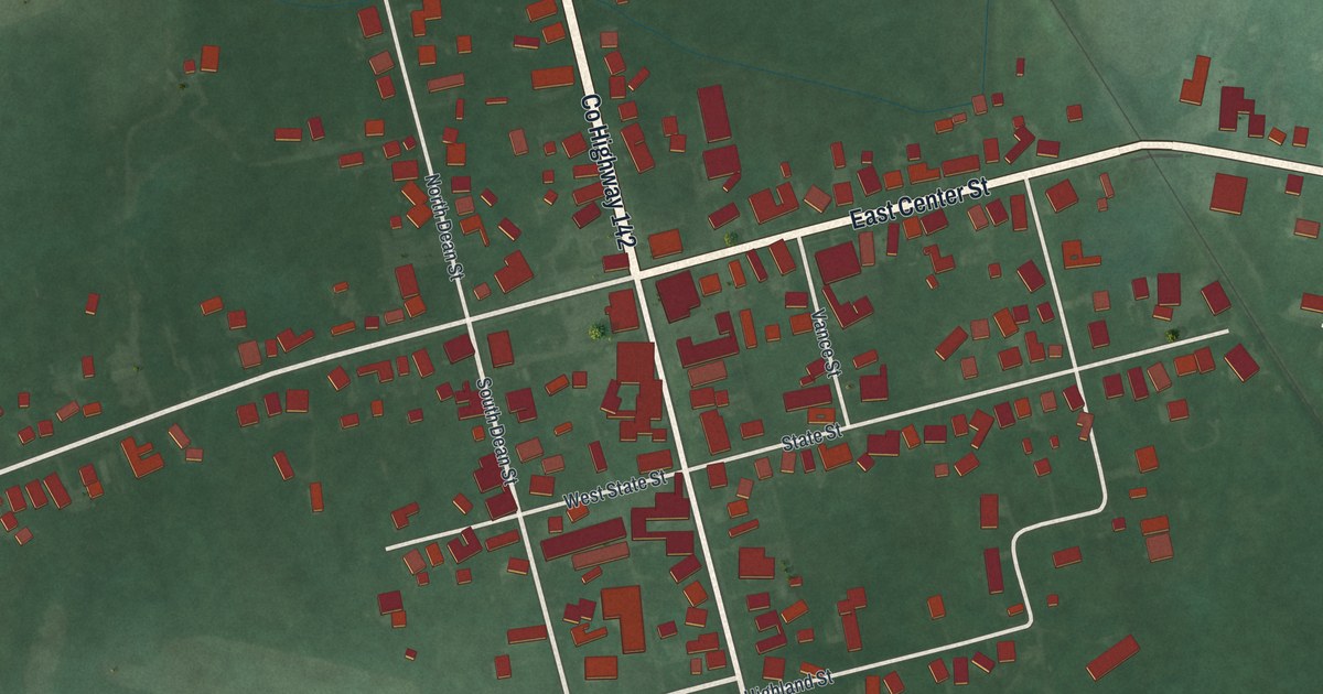 Map of West Mansfield, Ohio in 2026