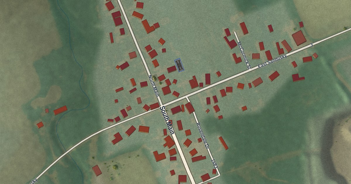Map of West Millgrove, Ohio in 2026