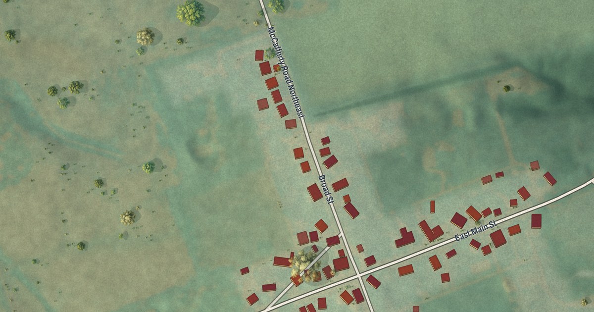 Map of West Rushville, Ohio in 2026