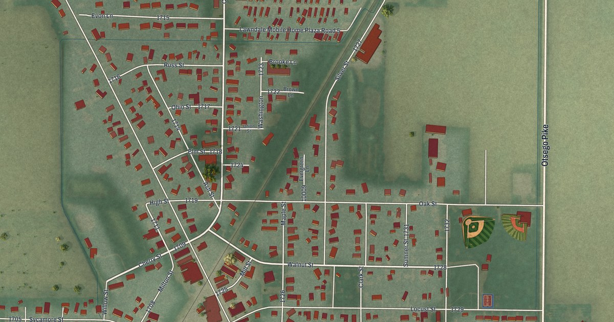 Map of Weston, Ohio in 2026