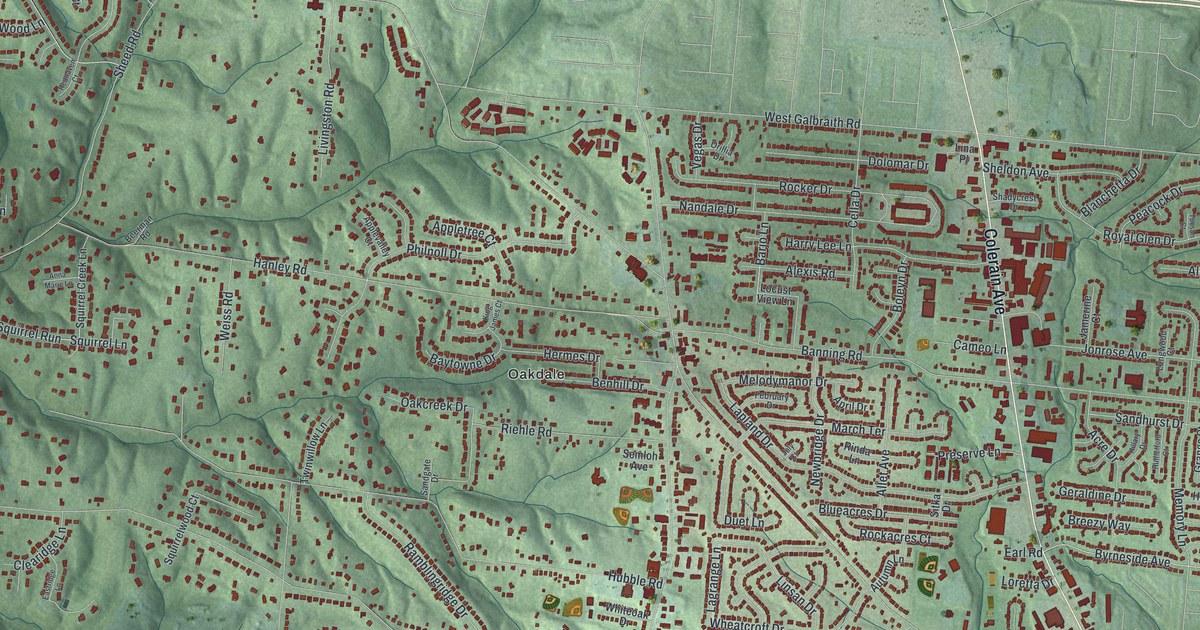 Map of White Oak, Ohio in 2026