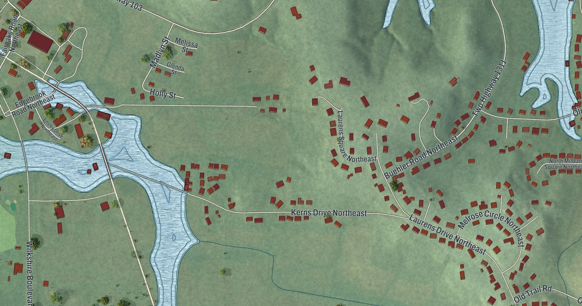 Map of Wilkshire Hills, Ohio in 2026