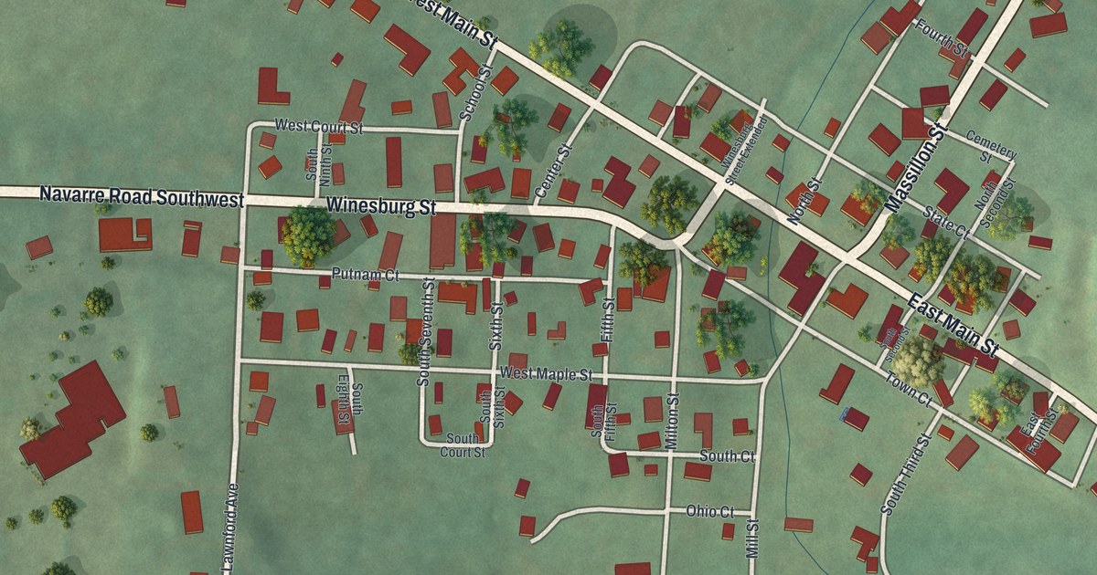 Map of Wilmot, Ohio in 2026