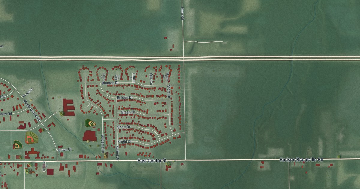 Map of Windham, Ohio in 2026