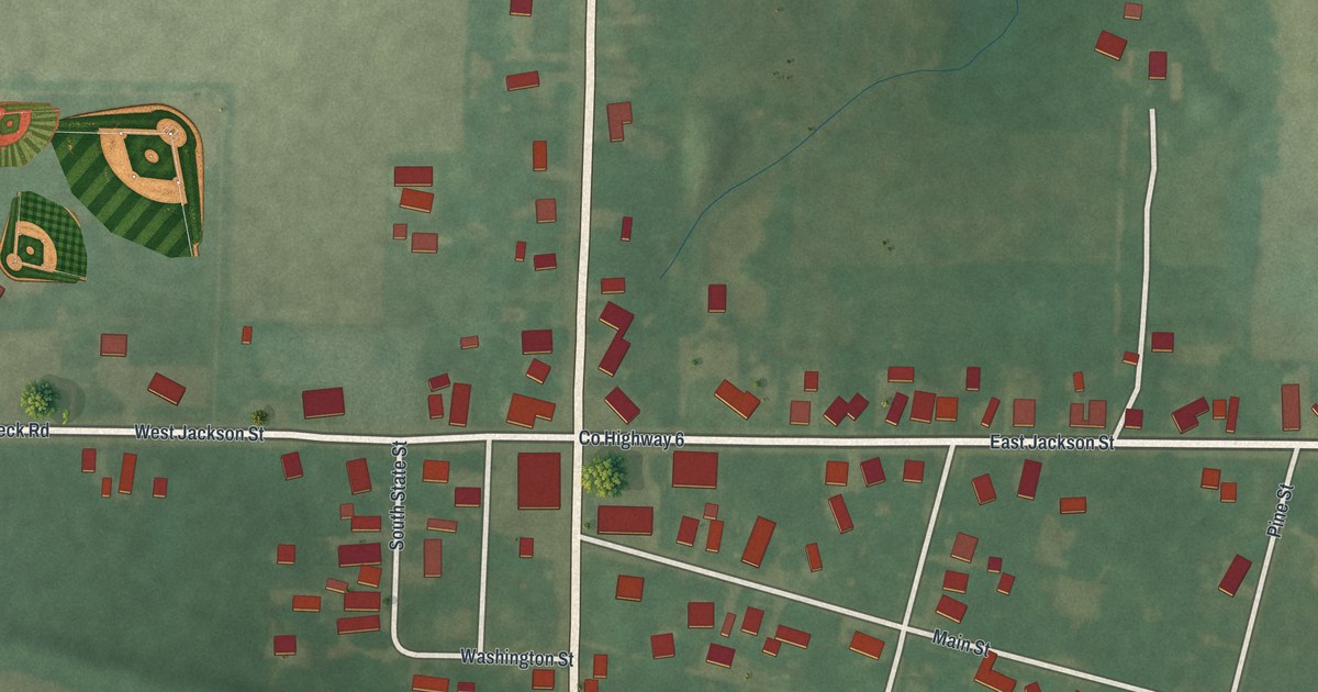 Map of Wren, Ohio in 2026