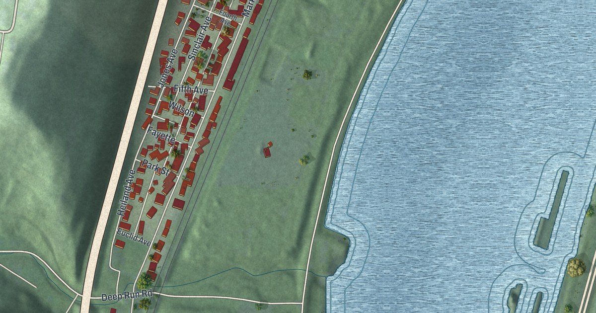 Map of Yorkville, Ohio in 2026