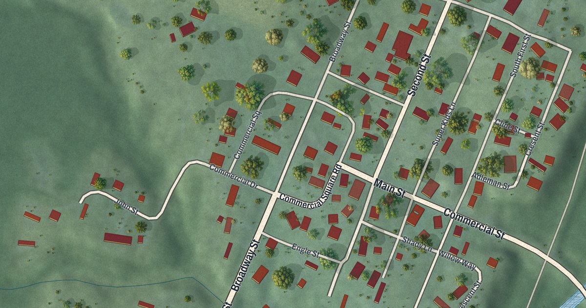 Map of Zaleski, Ohio in 2026