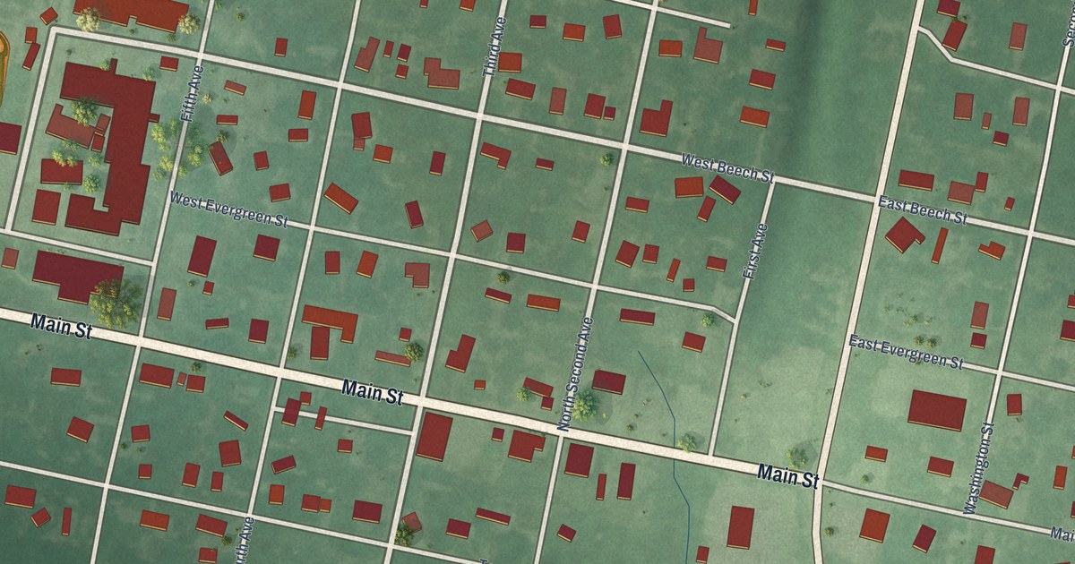 Map of Achille, Oklahoma in 2026