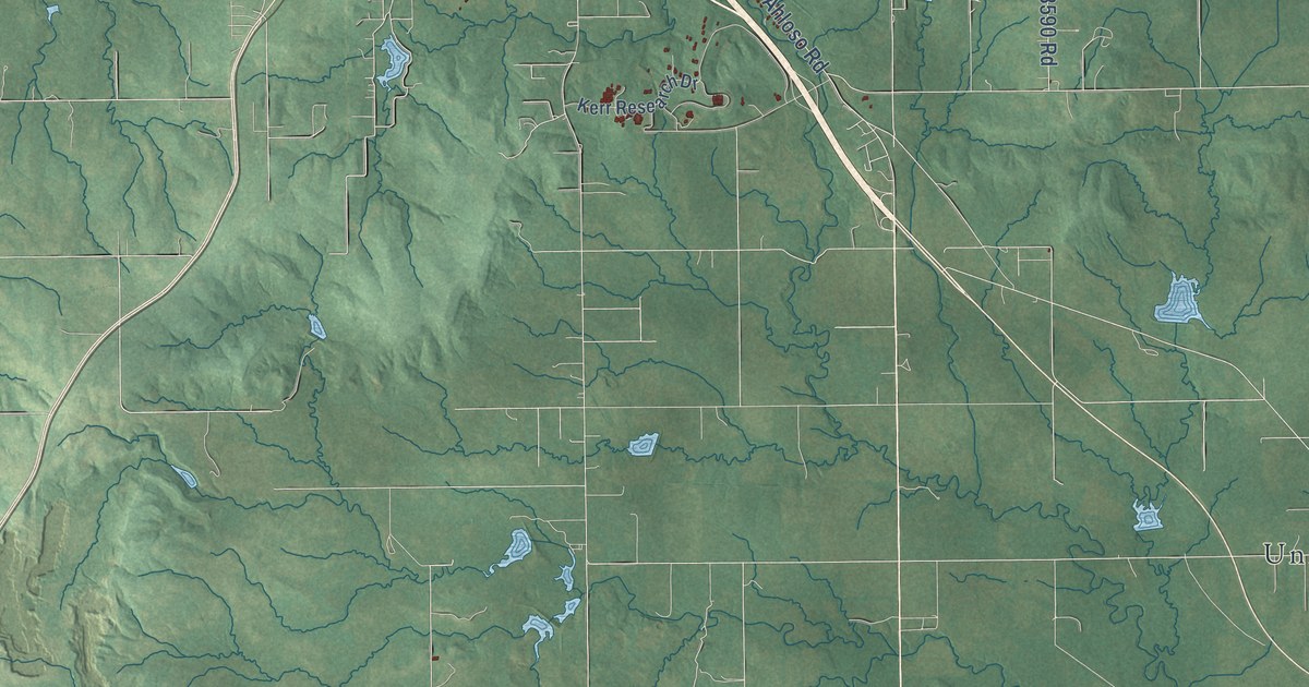 Map of Ada, Oklahoma in 2026