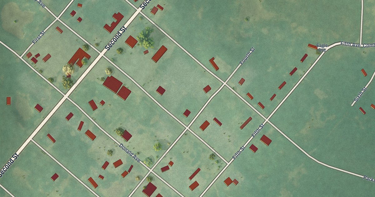 Map of Addington, Oklahoma in 2026