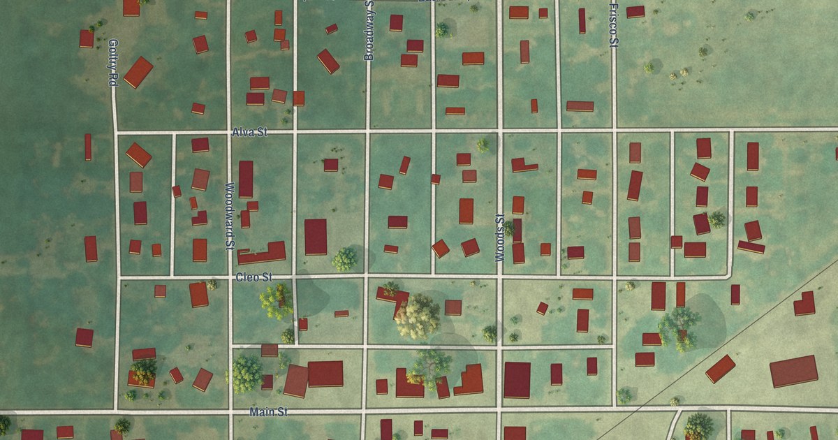 Map of Ames, Oklahoma in 2026
