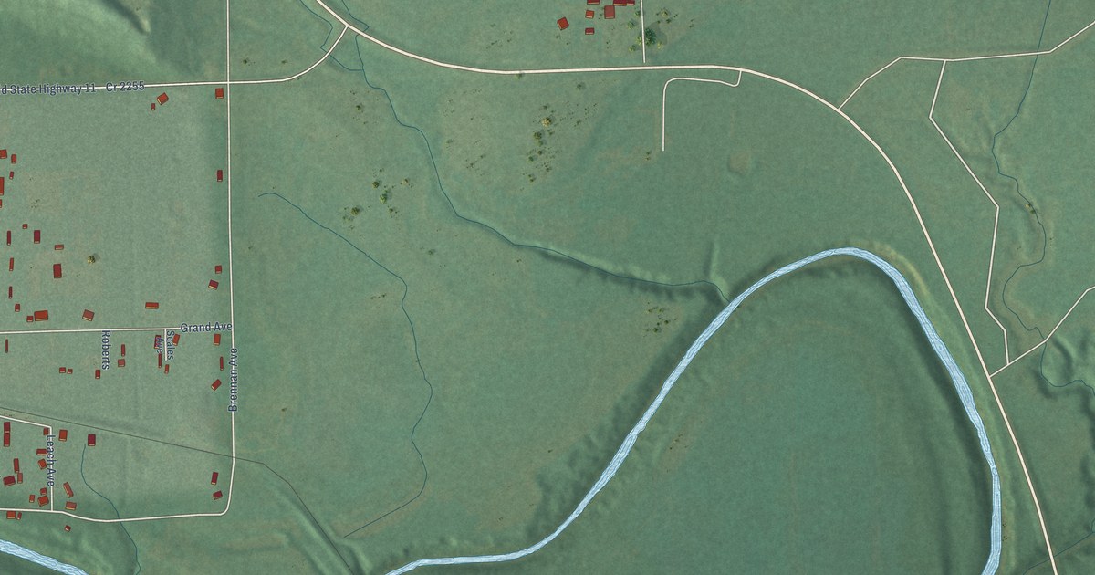 Map of Avant, Oklahoma in 2026