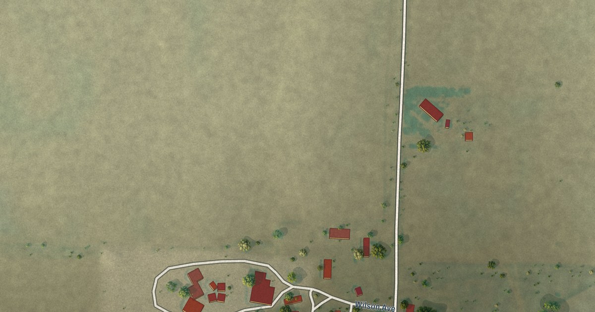Map of Baker, Oklahoma in 2026