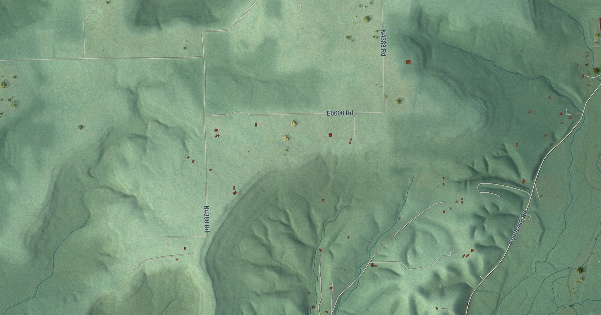 Map of Ballou, Oklahoma in 2026