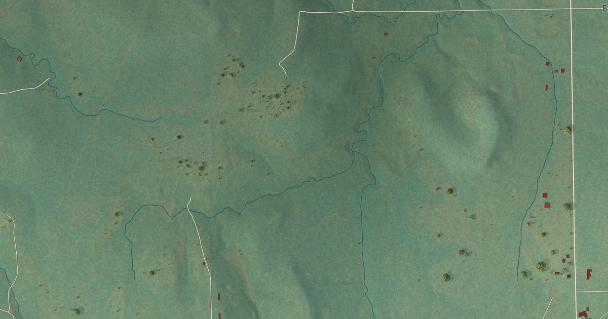 Map of Bearden, Oklahoma in 2026
