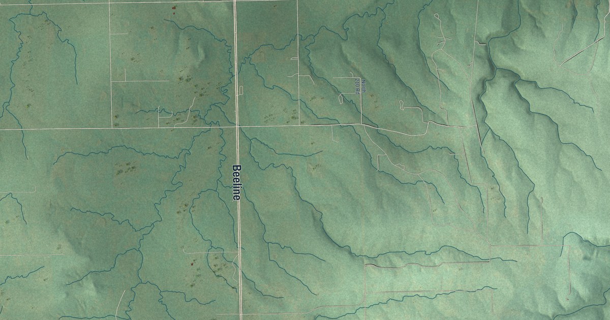 Map of Beggs, Oklahoma in 2026