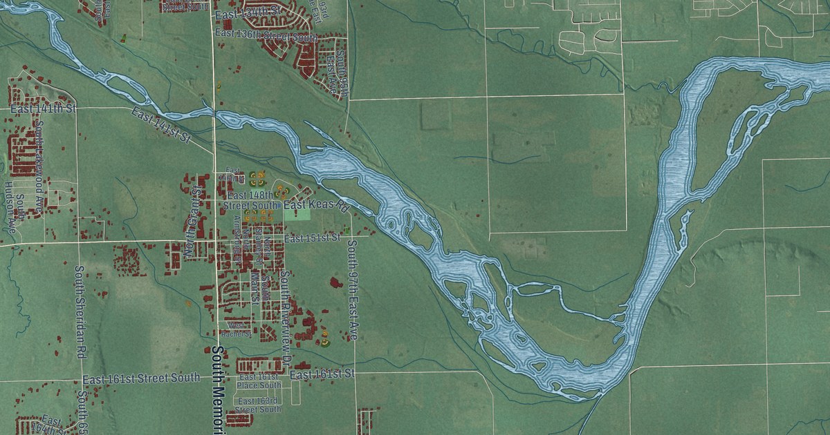 Map of Bixby, Oklahoma in 2026