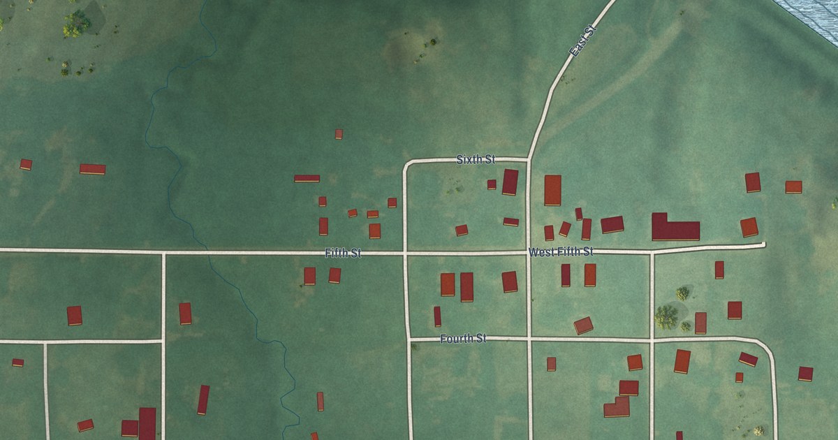 Map of Blackburn, Oklahoma in 2026