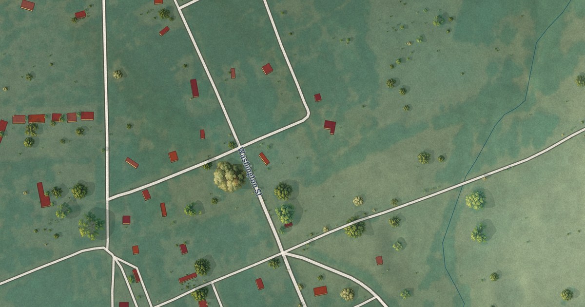 Map of Blanco, Oklahoma in 2026